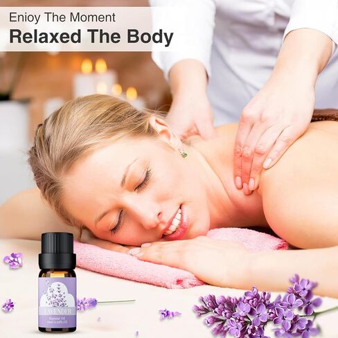 Essential Oils for Diffuser - Extra Pure 100% Diffuser Essential Oils Set with Aromatherapy Oils for Diffusers DIYs and More - Best Holiday Gifts for Mom Girls and Friends - 6 Pack in Saudi Arabia