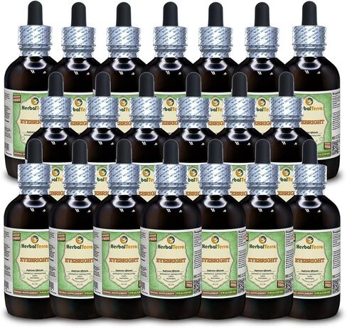 ييبرايت (Euphrasia Officinalis) جليسيريت، مستخلص سائل خالي من الكحول من الأعشاب المجففة العضوية، 2 أونصة in Kuwait
