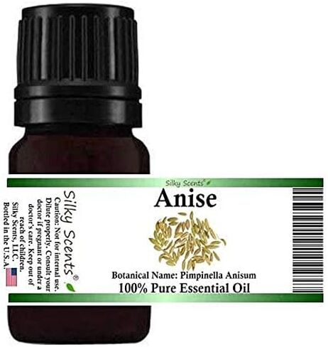 زيت اليانسون (اليانسون) العطري نقي وطبيعي 100% مع غطاء معتمد مقاوم للأطفال، 4 أونصة سائلة. أوز. in Kuwait