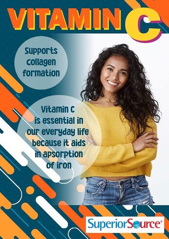 Superior Source Vitamin C 500 mg Sublingual Tablets - Buffered VIT C Sour Cherry Melts - Immune System Booster, Energy Vitamins - 90 Count in Saudi Arabia