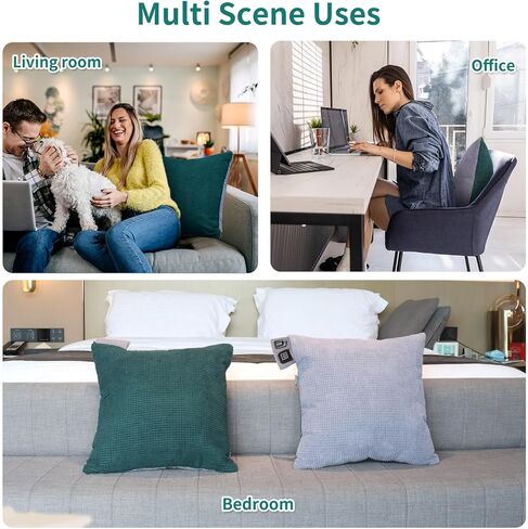 فيرست اي وسادة تدفئة لدعم اسفل الظهر، وسادة تدفئة 17.7 انش × 17.7 انش لتخفيف الالم والام الظهر وتشنج الدورة الشهرية، وسادة كهربائية للبطن والرقبة والكتفين، 3 اعدادات للحرارة، اعدادات مؤقت in Kuwait