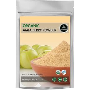 Naturevibe Botanicals Amla Berry Powder, 5lbs | Gluten-Free, Raw & Non-GMO | 80 Ounces Bulk Bag [Packaging may vary] in Kuwait