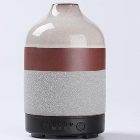 JPYHOME Ultrasonic Essential Oil Diffuser, Matte Colored Ceramic Diffuser 100 ml, Auto Off Function Aromatherapy Diffusers for Essential Oils… in Saudi Arabia