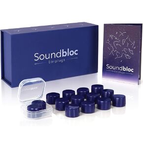 Silicone Ear Plugs for Sleeping by Soundbloc™ - 1 Year Supply (6 Pairs) - Custom Ear Plugs, Earplugs for Swimming, Soft Ear Plugs for Sleeping, Silicone Earplugs - The Earplug for Sleep Size M/L in Saudi Arabia