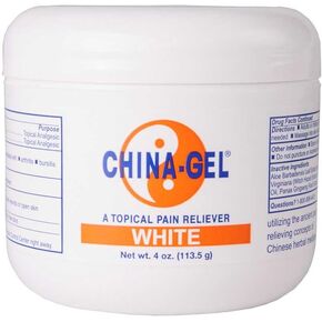 Aulief Topical Pain Relief Cream by China-Gel - for Neck Pain Relief, Knee Pain Relief, Back Pain Relief & Other Muscle and Joint Pain, FSA HSA Approved, Dye-Free White Gel, 16 oz Bottle with Pump