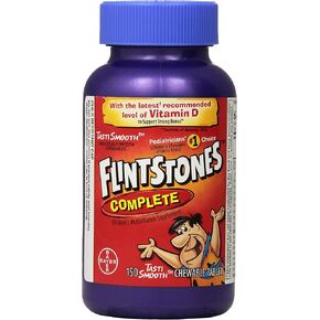 Flintstones Complete Multivitamin Supplement, Chewable Tablets, 60 Count, (Pack of 2)