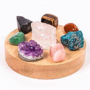 العناصر الواعية مصباح الطاقة الطبيعية مصباح كريستال للشفاء مصباح كريستال للشفاء مصباح حجري ديكور كريستال قم بتحديث غرفتك وتنشيط عقلك وجسدك وروحك in Kuwait