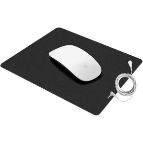 حصيرة أرضية عالمية، حصيرة ماوس أرضية 100% من مادة الكربون الجلود الموصلة تقلل الالتهاب (9.8 بوصة × 11.8 بوصة) in Kuwait