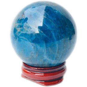 1pc 50MM New Natural Crystal Sphere Polished Energy Blue Apatite Crystal Balls for Home Decorative in Saudi Arabia