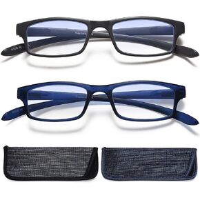 EYEURL زوجان من نظارات القراءة للنساء والرجال الرقبة معلقة الضوء الأزرق حجب نظارات القراءة للرجال in Kuwait