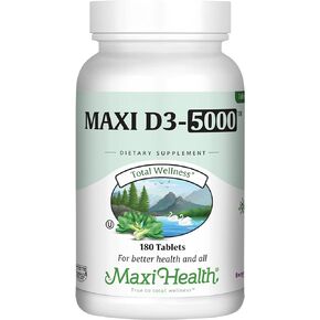 Vitamin D3 5000 IU Softgels - 125 mcg D3 Vitamin 5000 IU - Vitamin D 5000 IU for Healthy Bones & Teeth - Dietary Vitamins Supplements for Immune Support - D 3 VIT D Vitamin D Supplements (180 Count)