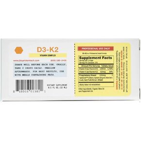 D3-K2 by BioProtein Technology - Liquid Sublingual Vitamin D3 / K2 ) 0.5 oz in Saudi Arabia