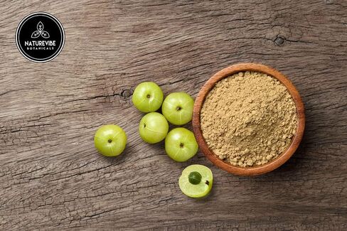 Naturevibe Botanicals Amla Berry Powder, 5lbs | Gluten-Free, Raw & Non-GMO | 80 Ounces Bulk Bag [Packaging may vary] in Kuwait