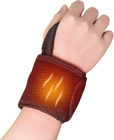 Sukeer ساخنة المعصم التدفئة المعصم هدفين، التفاف المعصم ساخنة، 3 مستوى تحكم الحرارة المعصم دعم اليد مثالية لالتهاب المفاصل، آلام النفق الرسغي، التهاب الأوتار، والإصابات المزمنة، والكدمات، والالتواء in Kuwait