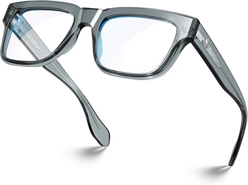 VISOONE TR90 Square Blue Light Blocking Glasses Fashion Computer Eyewear for Women and Men RANDI in Kuwait