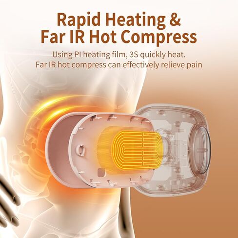 Swift Catch Portable Heating Pad, Cordless Menstrual Heating Pad for Period Cramps and Back Belly Pain Relief, LED Display Fast Heating Pads with 3 Heat Levels and 5 Massage Modes for Girl Women Gift in Kuwait