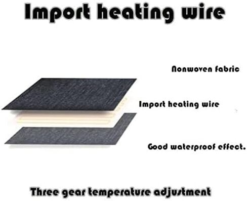 منصات التدفئة الكهربائية للملابس، DDSKY 5 قطع قابلة للتعديل 3 قطع من ألياف الكربون ساخنة، سخان مقاوم للماء للتخييم في الشتاء خفيف الوزن - شحن USB in Kuwait