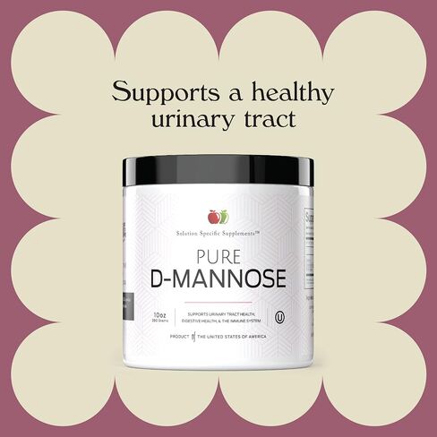 Pure D-Mannose Powder Supplement - D-Mannose 4oz (113g) About 60 Servings for UTI, Natural Bladder, & Urinary Tract Health in Saudi Arabia
