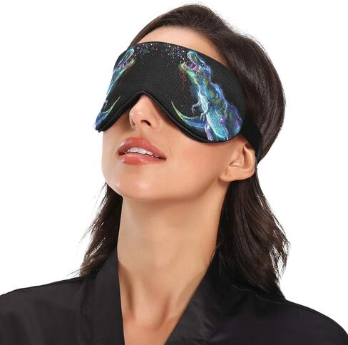 ALAZA Vintage American Flag Sleep Mask for Women Men Blackout Cooling Funny Eye Mask for Sleeping with Elastic Strip in Kuwait