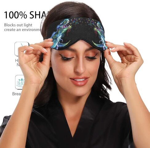ALAZA Vintage American Flag Sleep Mask for Women Men Blackout Cooling Funny Eye Mask for Sleeping with Elastic Strip in Kuwait