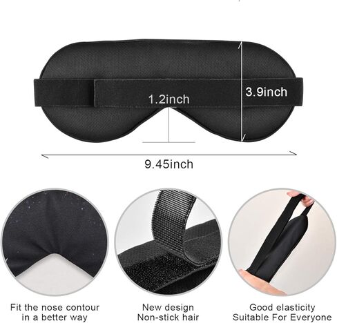 ALAZA Vintage American Flag Sleep Mask for Women Men Blackout Cooling Funny Eye Mask for Sleeping with Elastic Strip in Kuwait