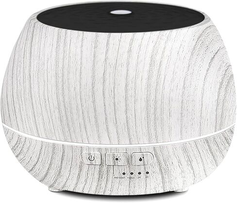 Aroma diffusers for Essential Oil Large Room,500ML Essential Oils Aromatherapy Diffuser Cool Mist humidifier with Ambient Light & 4 Timer,Waterless Auto Off Diffuser Vaporizers for Home Kids in Kuwait