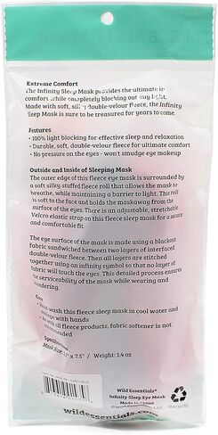 Wild Essentials Infinity Fleece Luxury Sleep Mask - Green Goddess in Kuwait