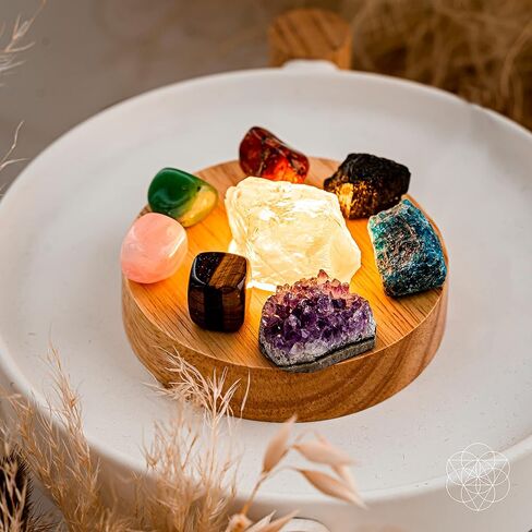العناصر الواعية مصباح الطاقة الطبيعية مصباح كريستال للشفاء مصباح كريستال للشفاء مصباح حجري ديكور كريستال قم بتحديث غرفتك وتنشيط عقلك وجسدك وروحك in Kuwait