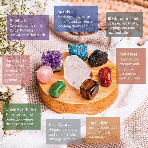 العناصر الواعية مصباح الطاقة الطبيعية مصباح كريستال للشفاء مصباح كريستال للشفاء مصباح حجري ديكور كريستال قم بتحديث غرفتك وتنشيط عقلك وجسدك وروحك in Kuwait