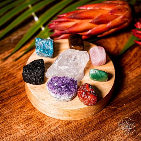 العناصر الواعية مصباح الطاقة الطبيعية مصباح كريستال للشفاء مصباح كريستال للشفاء مصباح حجري ديكور كريستال قم بتحديث غرفتك وتنشيط عقلك وجسدك وروحك in Kuwait