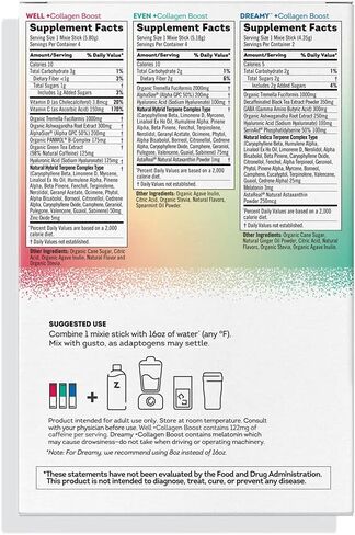 زولت مزيج المشروبات الفائقة المعزز بالنباتات + مجموعة متنوعة من الكولاجين المعزز، نكهات متنوعة، 10 عبوات in Kuwait