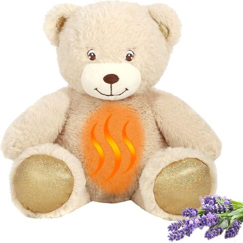 حيوان محشو على شكل فيل قابل للاستخدام في الميكروويف من إيكاسا مع خاصية إطلاق الروائح العلاجية برائحة اللافندر - ألعاب قطيفة للتدفئة مقاس 30.48 سم، مجموعة علاجية دافئة ودافئة ودافئة للحيوانات المعطرة (الفيل) in Kuwait