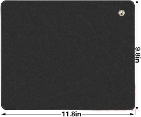 حصيرة أرضية عالمية، حصيرة ماوس أرضية 100% من مادة الكربون الجلود الموصلة تقلل الالتهاب (9.8 بوصة × 11.8 بوصة) in Kuwait