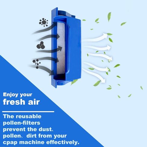 16 عبوة من مرشحات حبوب اللقاح القابلة لإعادة الاستخدام، متوافقة مع أجهزة DreamStation وBiPAP من Philips، وملحقات لوازم استبدال مرشحات CPAP in Saudi Arabia