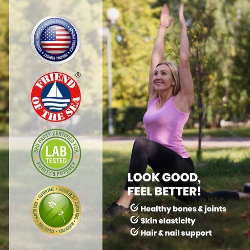 مكمل زيت السمك أوميغا 3 ELB مع EPA طبيعي بالكامل + DHA + DPA | مستدامة المصدر من البرية التي تم صيدها منهادن | يدعم صحة الدماغ والقلب | خالي من التجشؤ، غير معدل وراثيًا (120 كبسولة) in Kuwait