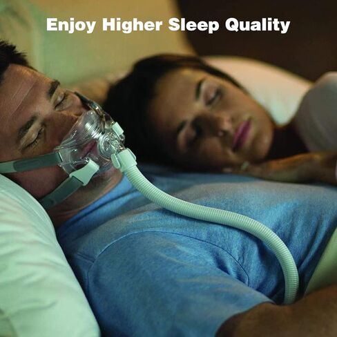 2PC Headgear Straps-Adjustable CPAP Headgear Strap for ResMed AirFit F20 and N10 Full Face Masks - Replacement Headband for Comfortable Ventilation at Home - Suitable for Adults (Only Headgear) in Kuwait