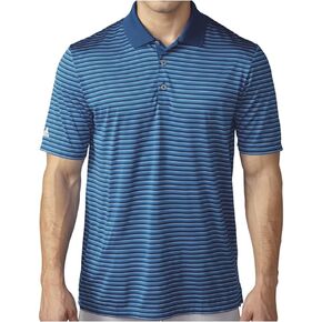 adidas Golf Men's Golf Performance 3-Color Stripe Polo Shirt in Saudi Arabia