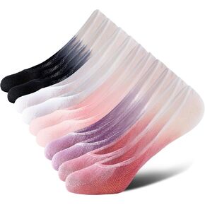 Women's No Show Liner Socks, 8 Pack Low Cut Non Slip Ankle Socks,Invisible Socks for Flat Boat in Kuwait