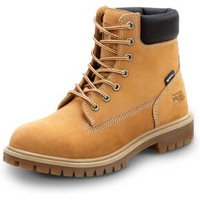 Timberland PRO 6IN Direct Attach, Women's, Wheat, Steel Toe, EH, WP/Insulated, MaxTRAX Slip-Resistant Boot (8.5 M)