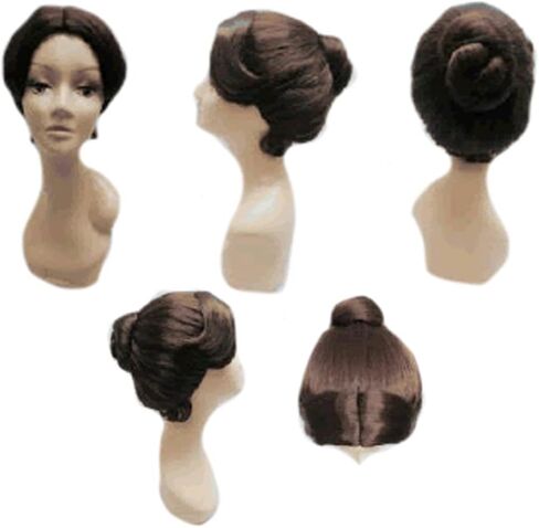 شعر مستعار ماري بوبينز شعر مستعار للمربية الفيكتورية، شعر مستعار بني اللون للنساء in Kuwait