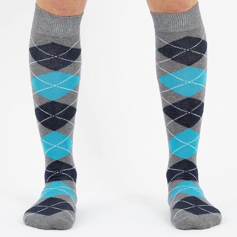 جوارب طويلة للركبة للجنسين من MySocks Argyle in Kuwait
