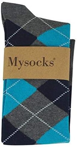 جوارب طويلة للركبة للجنسين من MySocks Argyle in Kuwait