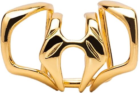 JWJP&CCYIQI Future Design Wrap Lip Cuff Copper Non-Piercing Punk Face Jewelry in Saudi Arabia