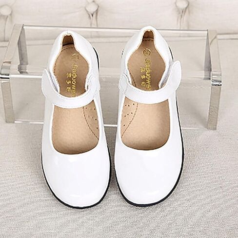 أحذية الزفاف ذات الكعب المنخفض للفتيات من Stylein ذات اللون الصلب ماري جين in Kuwait