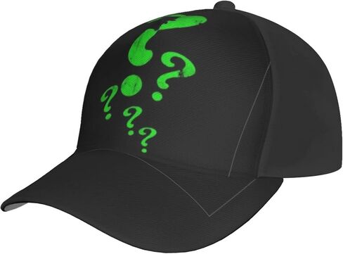 JTRU Riddler Questions Adult Casual Baseball Caps for Outdoor Sports Running Climbing Cycling for Men Ladies Black in Saudi Arabia