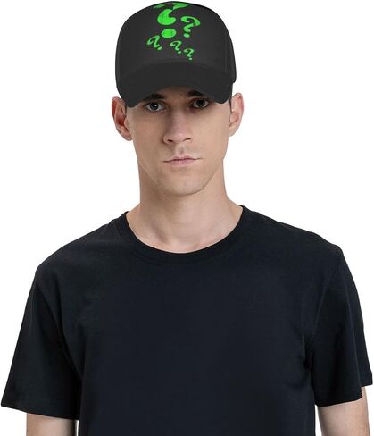 JTRU Riddler Questions Adult Casual Baseball Caps for Outdoor Sports Running Climbing Cycling for Men Ladies Black in Saudi Arabia