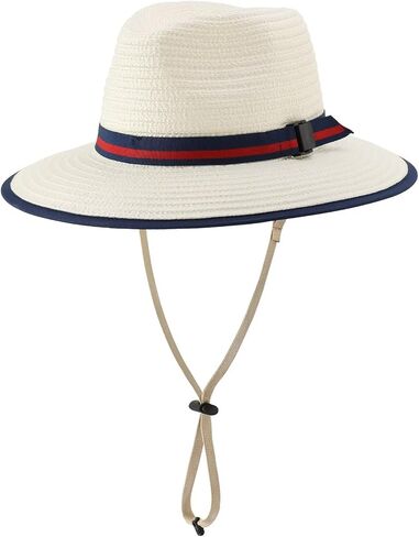 Connectyle Little Boys Fedora Sun Hat Kids Wide Brim Panama Hat Summer Beach Hat in Kuwait