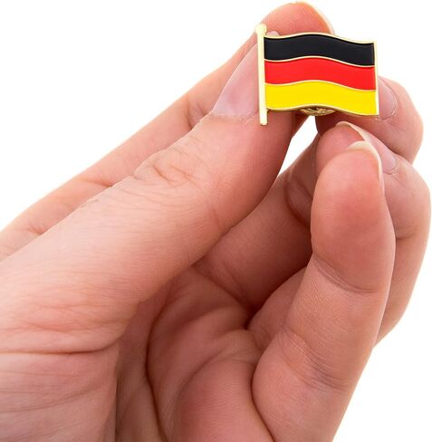 Germany Lapel Pin Country Enamel Made of Metal Souvenir Hat Men Women Patriotic German (Waving Flag Lapel Pin) in Saudi Arabia