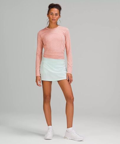 تنورة Lululemon Athletica Pace Rival MR (نعناعي رقيق، مقاس 0) in Kuwait