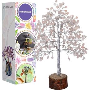 FASHIONZAADI Amethyst Crystal Tree - Amethyst Crystals - Tree of Life Decor - Amethyst Gift - Home Goods Decor - Feng Shui Money Tree - Artificial Bonsai Tree in Kuwait